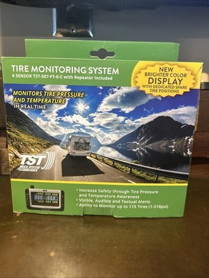 TST 507 Series 6 Flow Thru Sensor TPMS System with Color Display Tst-507-ft-6-c