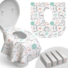 Relyo Disposable Toilet Seat Cover for Travel 20 Pack with Covers Wrapped in S