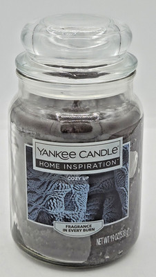 NEW Yankee Candle COZY UP Large Jar Scented Candle 19 oz  100hr Burn FREE SHIP 