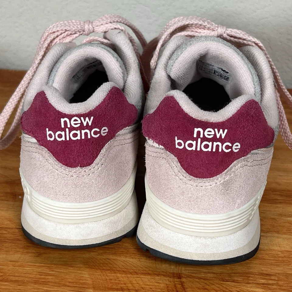 Zapatilla deportiva New Balance 574 niñas 13 V1 Konkrete Jungle con cordones rosa cristal Foto 4 de 4