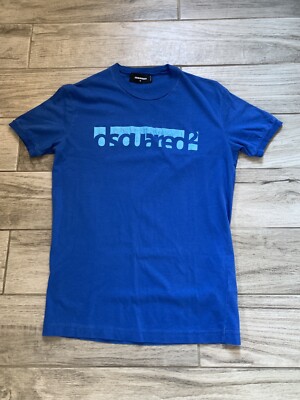 Dsquared men tshirt top sizes by tape measure in photos 100