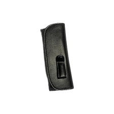 Black Belt loop or Pocket Clip Semi Hard eyeglass case