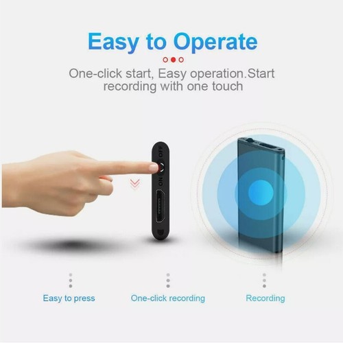 Q1 Audio Recorder Device | Secret Voice Recorder | Mini Magnetic Recorder Black - Picture 12 of 17