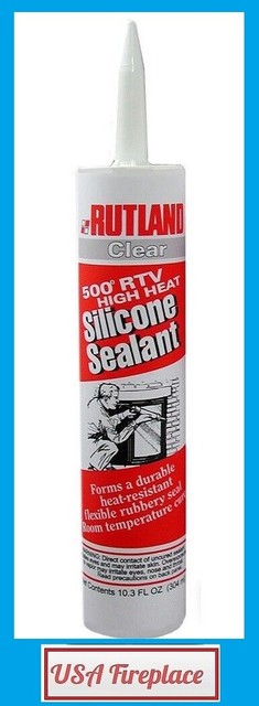 Rutland High Temperature 500 Degree Silicone Fireplace Sealant