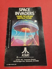 Space Invaders Atari 2600 Manual Only