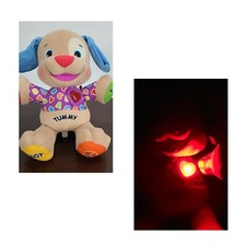 Fisher Price Listen And Learn Puppy Dog Plush 13" Talking Singing Stuffed Toy