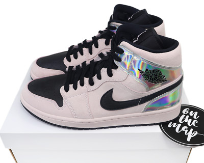 Nike Air Jordan 1 Mid W Barely Rose Pink UK 8,5 US 9,5 11 EUR 43 BQ6472-602 Neu
