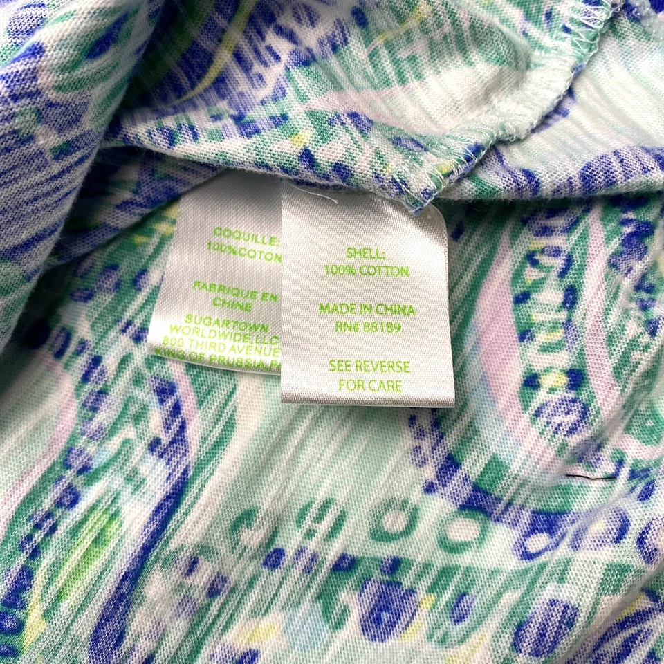 Camiseta sin mangas Lilly Pulitzer extra pequeña azul mantenerla actual junto a la piscina azul marlow Foto 4 de 4