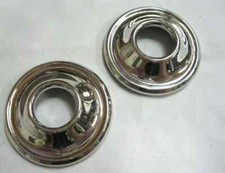 1933 1934 Ford Closed Car Stainless Door Handle Escutcheons 33 34 Pair Set Of 2