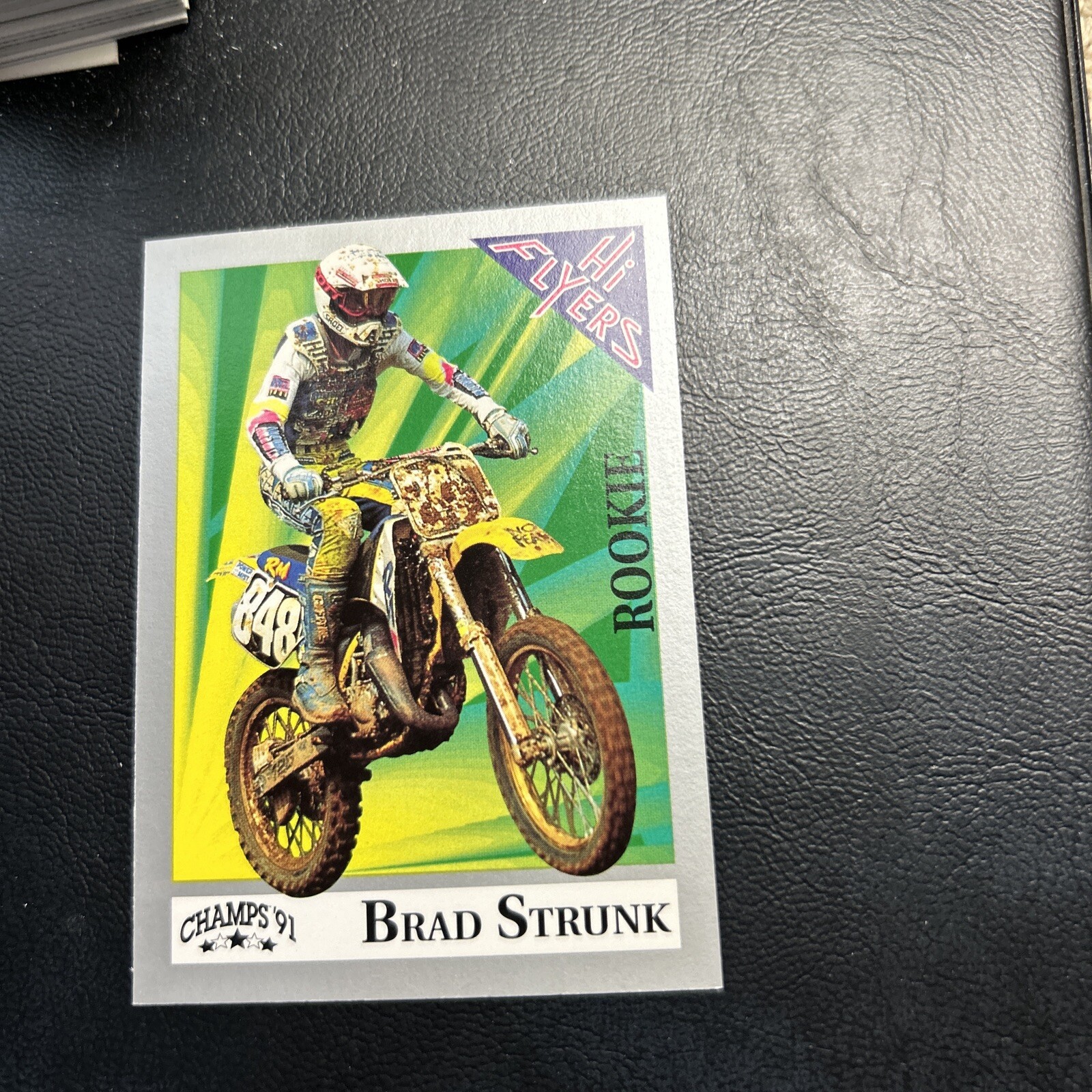 Jb14 Hi Flyers 1991 Champs Motocross #47 Brad Strunk Rookie Suzuki