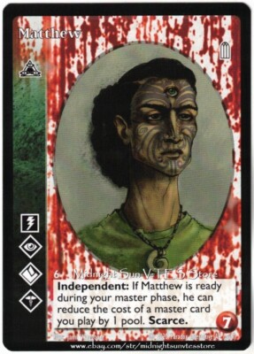 Matthew Salubri Heirs to the Blood 2020 BCP V:TES VTES Vampire CCG