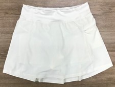 Girls' Pull-On Woven Stretch Bulit-In Shorts Skort All In Motion XL 14 Ivory