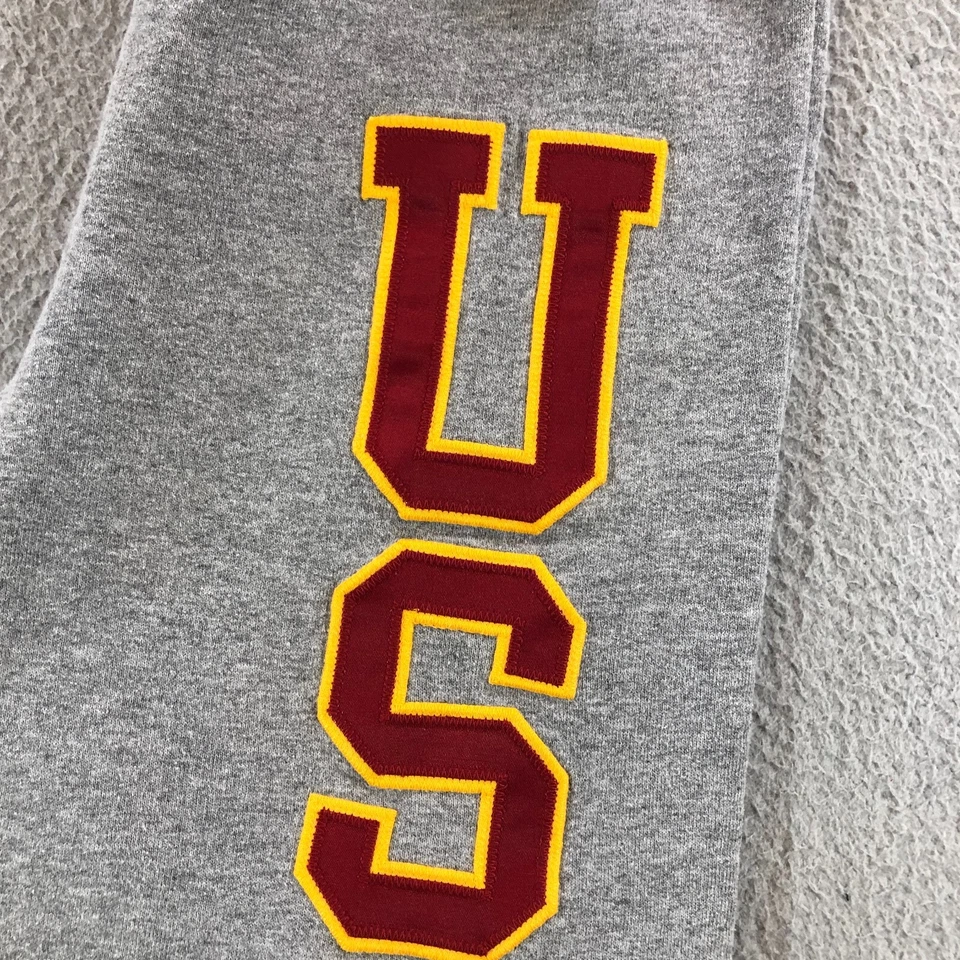 Pantalones de chándal USC Trojans para hombre S gris deletreado Russel Athletic Foto 2 de 4