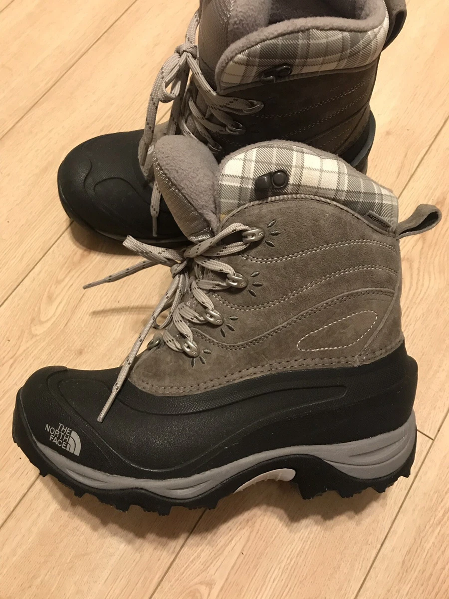 Botas para mujer The North Face con cordones de nieve WP aisladas talla 7,5 cuadros ¡lindas! | eBay