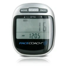 Pace Coach Pedometer Personal Walking Monitor 3 Modes Record Pace & Distance