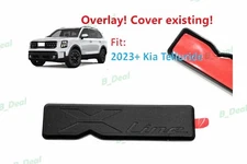 Custom OVERLAY Matte Black Rear Tailgate Xline Emblem Letter 2022+ Telluride