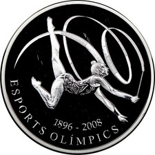 2007 ANDORRA SILVER 10 DINERS S10D OLYMPIC SPORTS NGC PF 68 ULTRA CAMEO TOP POP