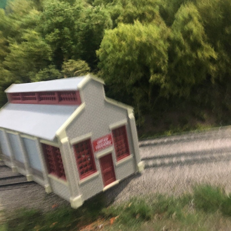 assembled ho scale building