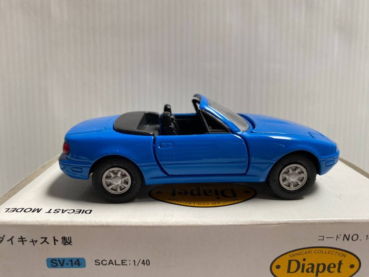 Eunos Roadster Diapet 1/40 Yonezawa Toys - Bleu (Occasion, Boîte Moyenne)