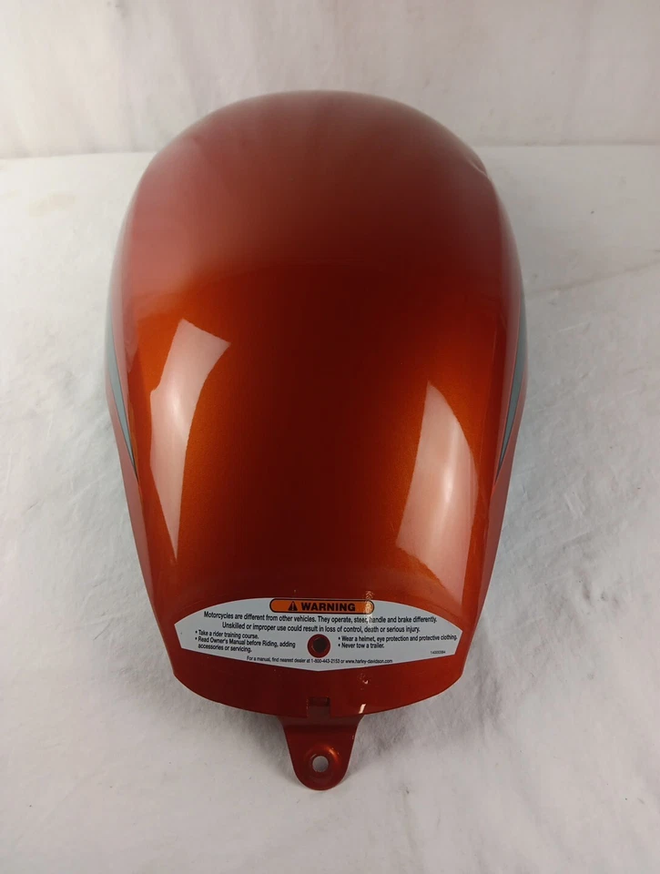 Harley Davidson V-ROD VRSC 夜杆 SEDONA 橙色空气盒过滤器罐盖 — 第 2/4 张图片