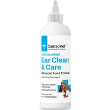 SensoVet Dog Ear Cleaner Drops, Advanced Formula for Itchy Ears (4 in 1 Formula)