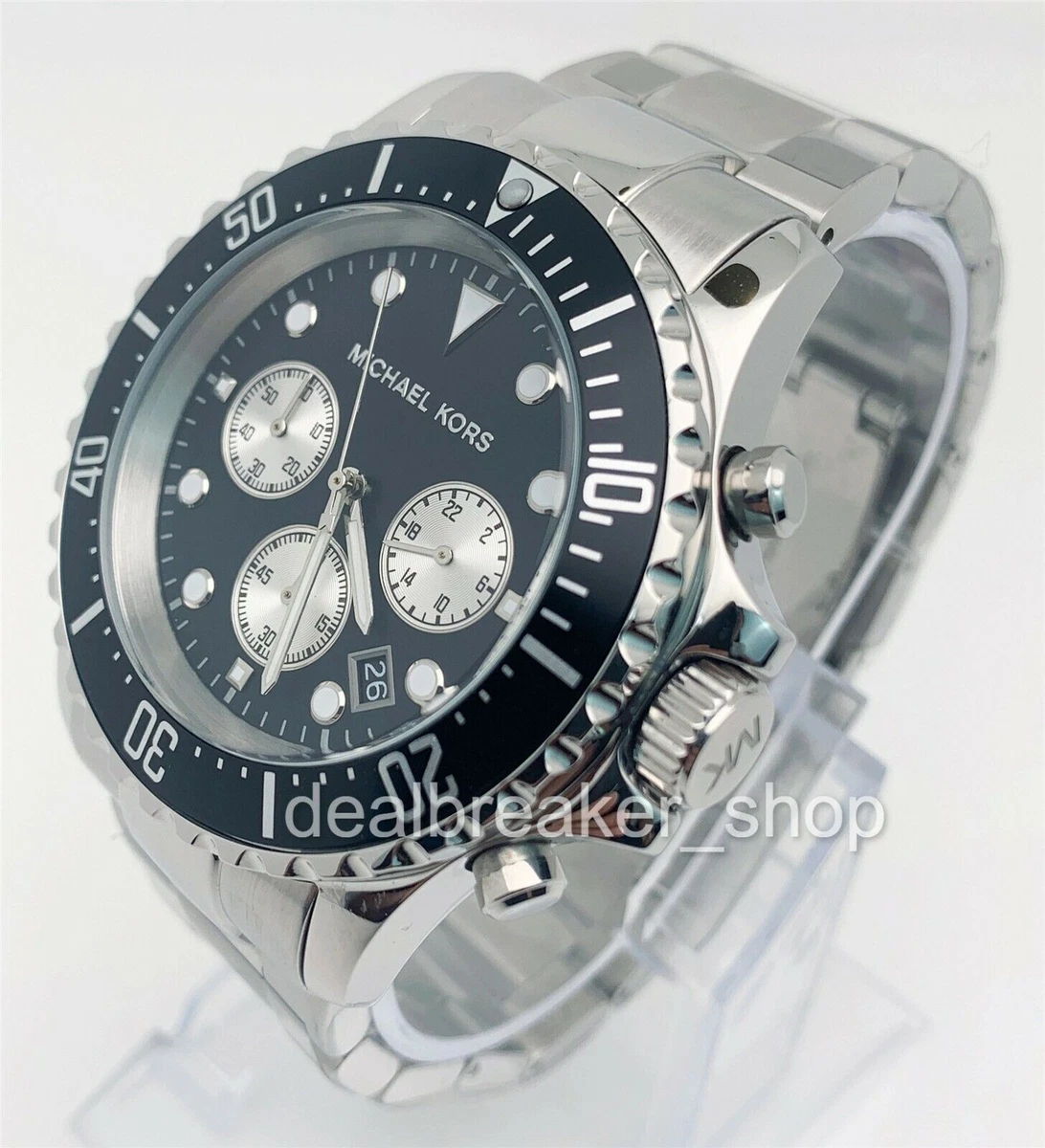 Michael kors stainless deals steel men's watch