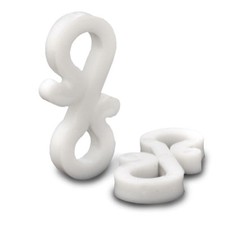 Gutter Hooks Clips Outdoor x240 Christmas Xmas Icicle Fairy Lights Plastic White