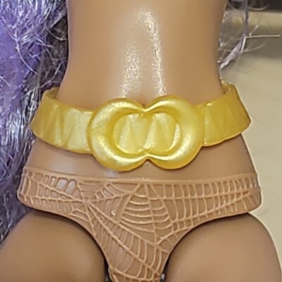 Monster High Doll Clawdeen Gold Crescent Moon Belt Wolf Boo-tique Studio G3