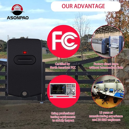 318 Allstar 9931T GTO Gate Opener Compatible Remote Transmitter 2Pack