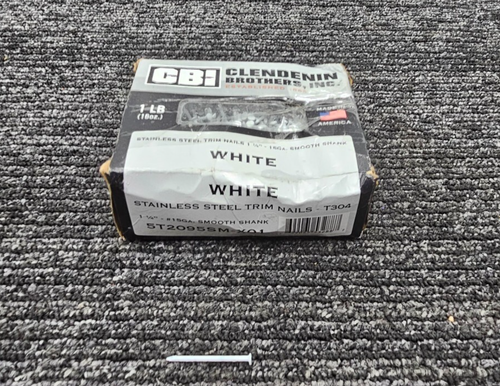 (QTY 4) Clendenin Brother 5T2095SM-X01 Trim Nail 1-1/4" 15 Ga Smooth Shank 1LB - Picture 1 of 8