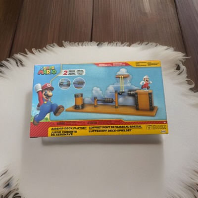 Jakks Pacific Nintendo Super Mario World Airship Deck Playset w Fire Mario 2.5''