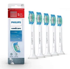 Philips Sonicare Genuine SimplyClean Replacement Toothbrush Heads, 5 Brush Heads