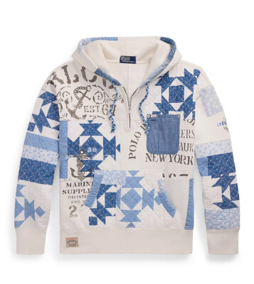 Polo Ralph Lauren Men's Vintage Fit Patchwork Fleece Hoodie | eBay