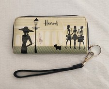 Harrods portafoglio da polso portamonete tote credito auto signora cane e shopping bag lotto 2