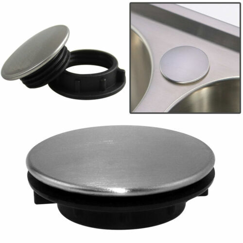 Stainless Steel Kitchen Sink Tap Hole Blanking Plug Basin Cover Cap Seal Ring - Picture 4 of 6