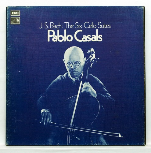 PABLO CASALS - JS BACH the 6 suites for cello solo EMI RLS712 3xLPs box ...