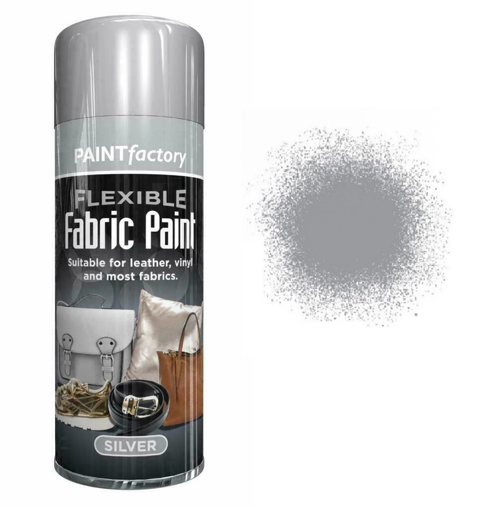 Silver leather spray best sale paint