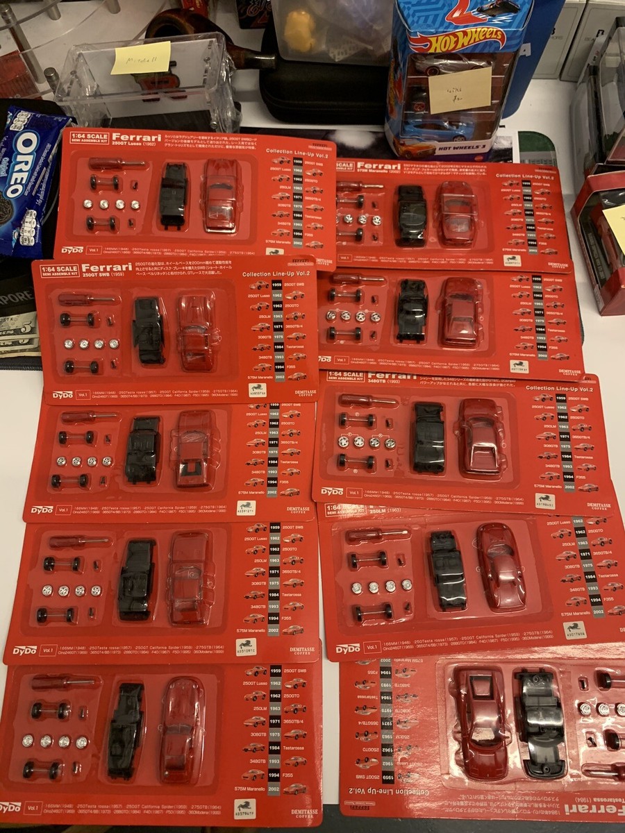 Ferrari 1/64 Kyosho x Dydo Promo F1 Vol.1 10 Cars Bundle Complete