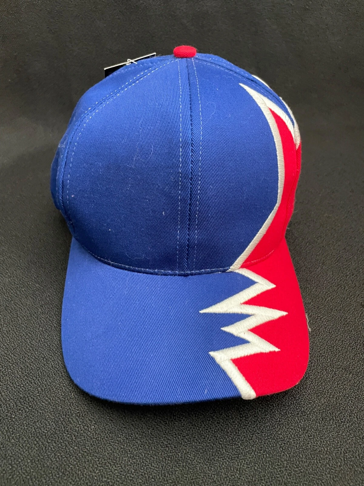 Casquette chapeau vintage années 90 Kati Sportcap Supreme rouge, blanc, bleu vierge sangle flexible étiquettes !