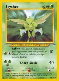 Pokemon Scyther (55/113) Neo Destiny LP