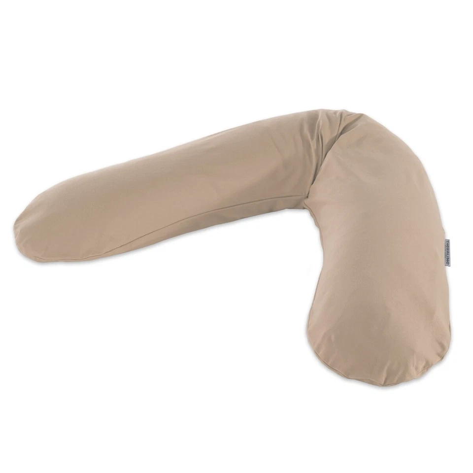 Bezug für das Original Theraline Stillkissen Cappuccino BIO-Jersey TOP