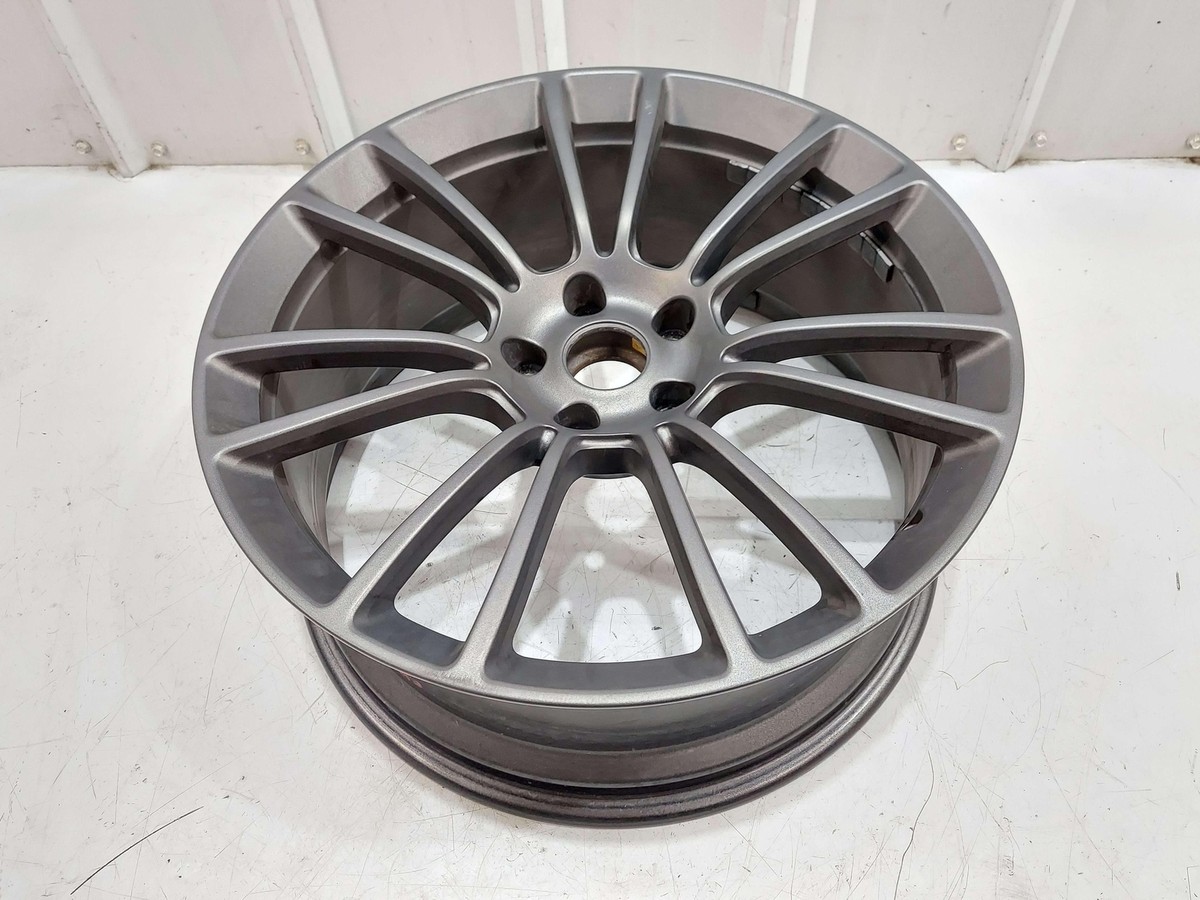 2017 MCLAREN 570S FRONT WHEEL RIM 19X8 LIGHTWEIGHT GREY 14 SPOKE