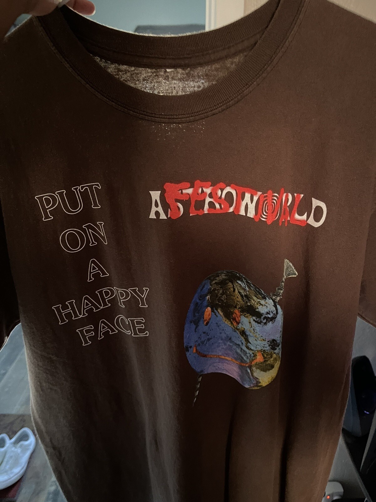 put on a happy face travis scott shirt