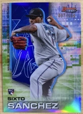 Sixto Sanchez Aqua Lava Refractor 2021 Bowman's Best 97/150