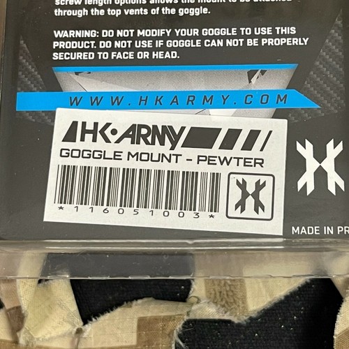 NEU HK Army Action Sportbrille/Lauf Kamera Halterung Paket-2 Halterungen-Gold/Birke - Bild 5 von 6