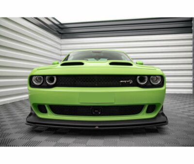 CUP Spoilerlippe SCHWARZ für Dodge Challenger SRT Hellcat MK3 Frontspoiler ABS