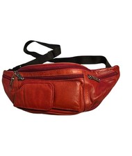 Vintage Bauchtasche aus weichem Echtleder in ...