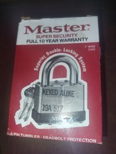 MASTER LOCK #19  Vintage Master lock and Co. ...