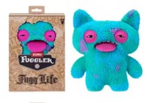 Fuggler Fugg Life Edition 9" CHUM CHUM Blue Purple Tie Dye Cat Silver Teeth NIB