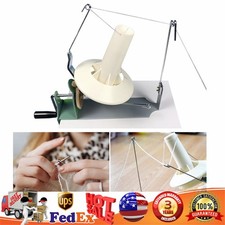 Hand Operated Large Yarn Ball Winder Jumbo Nylon Fiber/Wool/String Ball Winder